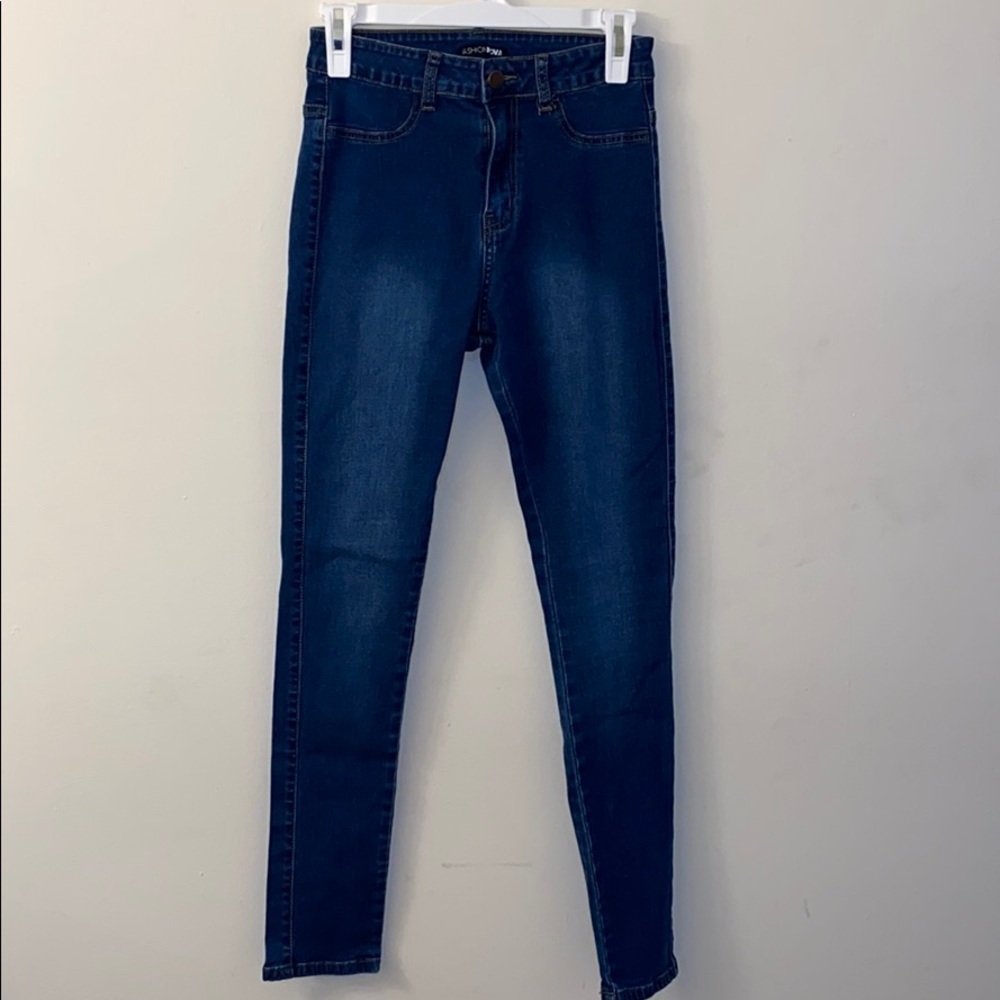 High Waisted Fashion Nova Skinny Jeans